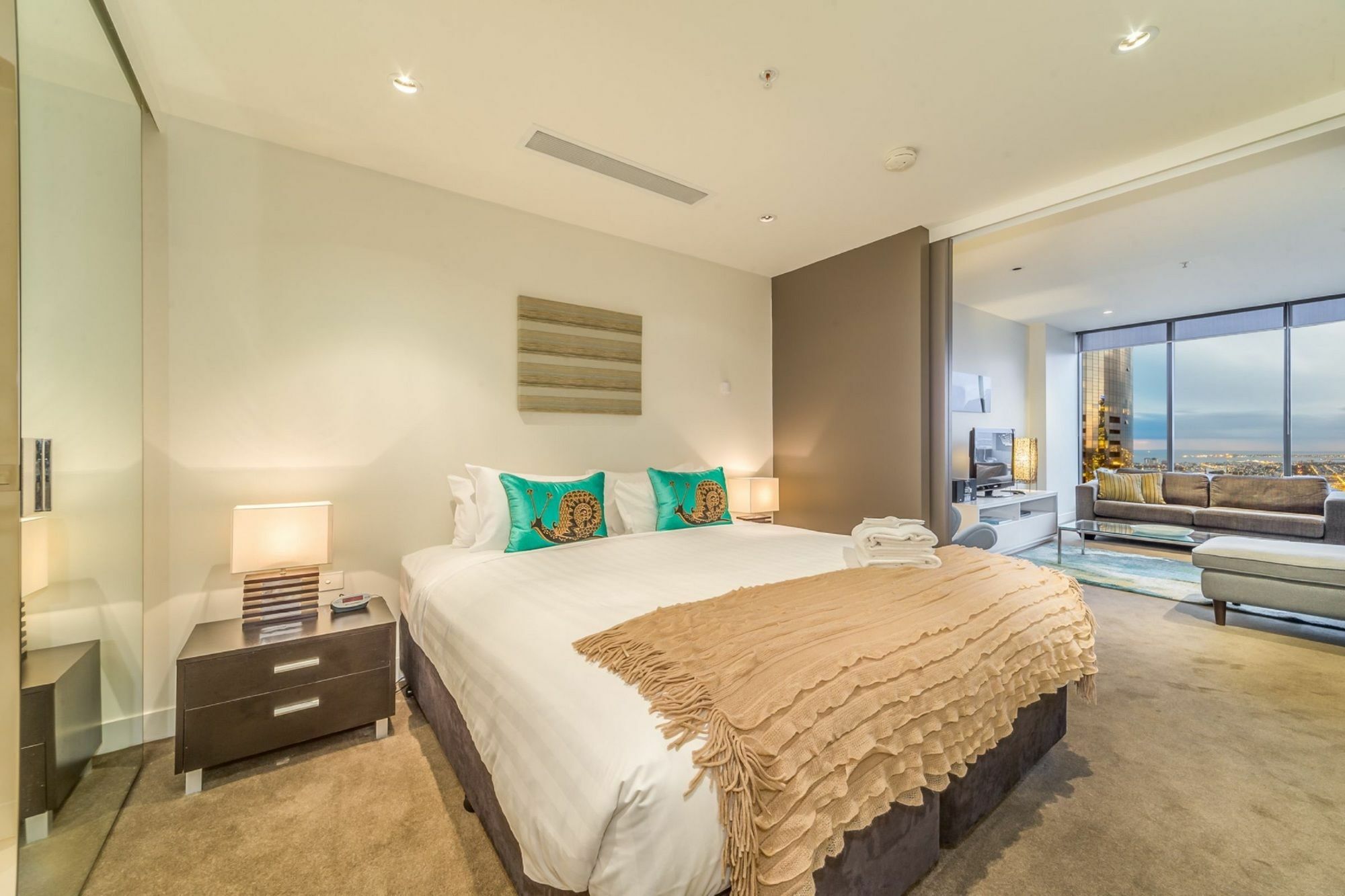 Melbourne Holiday Apartments Southbank Buitenkant foto